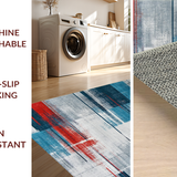 Eclectic Stained Abstract Motif(Gray)