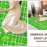 Ultra Soft Area Rug, Non Slip, Stain Resistant, Washable Area Rugs for Living Room, Bedroom, Non-Slip City Map Playroom Rug(Green)