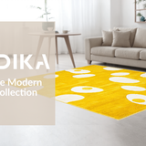 Ultra Soft Area Rug, Non Slip, Stain Resistant, Washable Area Rugs for Living Room, Bedroom, Elegant Cozy Shaggy Appeal(Yellow)