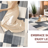 Contemporary Earth Tone Geometric Arrangement(Gray)