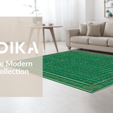 Artistic Gray and Gold Interplay(Green)