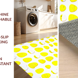 Ultra Soft Area Rug, Non Slip, Stain Resistant, Washable Area Rugs for Living Room, Bedroom, Quirky Cartoonish Floor Accent(Yellow)
