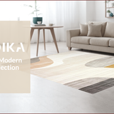 Ultra Soft Area Rug, Non Slip, Stain Resistant, Washable Area Rugs for Living Room, Bedroom, Luxurious Soft Sand Textures(Beige)