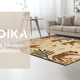 Earthy Toned Whimsical Wildlife Design(Beige)