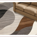 Ultra Soft Area Rug, Non Slip, Stain Resistant, Washable Area Rugs for Living Room, Bedroom, Contemporary Subtle Textured Pattern(Gray)