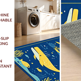 Oceanic Playful Graphic Motif(Blue)