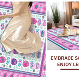 Vibrant Springtime Floral Fusion(White)