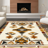 Ultra Soft Area Rug, Non Slip, Stain Resistant, Washable Area Rugs for Living Room, Bedroom, Contemporary Natural Textured Elements(Beige)