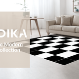 Elegant Monochrome Check(Black)