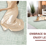 Chic Abstract Sage Hued Design(Gray)