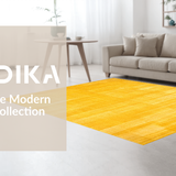 Ultra Soft Area Rug, Non Slip, Stain Resistant, Washable Area Rugs for Living Room, Bedroom, Transitional Soft Textured Appeal(Yellow)