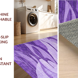 Ultra Soft Area Rug, Non Slip, Stain Resistant, Washable Area Rugs for Living Room, Bedroom, Elegant High-Pile Ombre Effect(Purple)