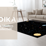 Playful Planetary Landscape Visuals(Black)