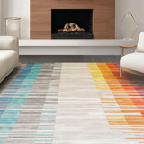 Eclectic Rainbow Woven Texture(Gray)