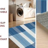 Chic Geometric Blue Tones(Blue)