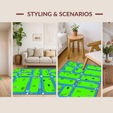 Playful Traffic Green Road Map(Green)