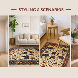 Dynamic Contemporary Elephant Imagery(Beige)