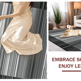 Sophisticated Neutral Toned Stripes(Black)