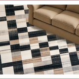 Rustic Black Geometric Elegance(Black)