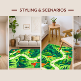 Vibrant Safari Road Map Design(Green)