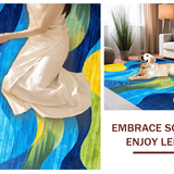 Elegant Colorful Mosaic Design(Blue)