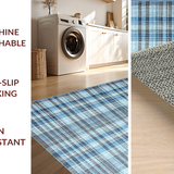 Chic Coastal Plaid Aesthetic(Blue)