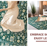 Artful Distressed Ogee Design(Blue)