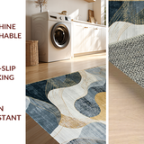 Modern Artistic Grey Gold Fusion(Gray)