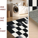 Classic Timeless Checkered Motif(Black)