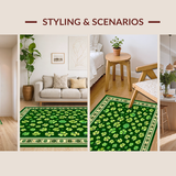 Rustic Clover Patterned Accent(Green)