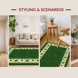 Elegant Green Floral Design(Green)