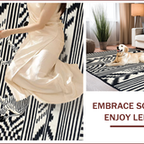 Bold Exotic Zebra Motif(Black)