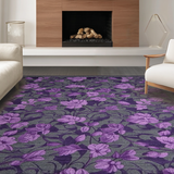 Ultra Soft Area Rug, Non Slip, Stain Resistant, Washable Area Rugs for Living Room, Bedroom, Soft Fluffy Textured Accent(Purple)