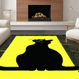 Lively Cartoonish Feline Style(Yellow)