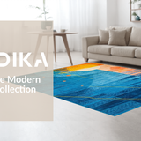 Chic Modern Brushstroke Aesthetic(Blue)