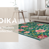 Chic Contemporary Floral Style(Green)