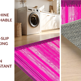 Ultra Soft Area Rug, Non Slip, Stain Resistant, Washable Area Rugs for Living Room, Bedroom, Stylish Contemporary Animal Pattern(Pink)