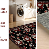 Dramatic Black and Burgundy Design(Black)