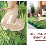 Elegant Deep Fern Textured Aesthetic(Green)