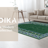 Contemporary Quilted Symmetrical(Green)
