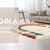 Ultra Soft Area Rug, Non Slip, Stain Resistant, Washable Area Rugs for Living Room, Bedroom, Serene Minimalist Ombre Effect(Beige)