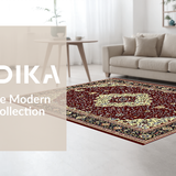 Classic Maroon Medallion Flourish(Red)