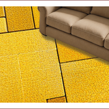 Ultra Soft Area Rug, Non Slip, Stain Resistant, Washable Area Rugs for Living Room, Bedroom, Abstract Geometric Meditation Space Soft Area Carpet(Yellow)