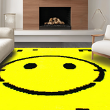 Ultra Soft Area Rug, Non Slip, Stain Resistant, Washable Area Rugs for Living Room, Bedroom, Striking Modern Youthful Expression(Yellow)