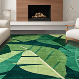 Ultra Soft Area Rug, Non Slip, Stain Resistant, Washable Area Rugs for Living Room, Bedroom, Contemporary Light Green Aesthetic(Green)