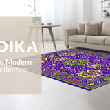 Bright Tropical Tiled Style(Purple)
