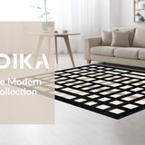 Contemporary Neutral Tiled(Black)