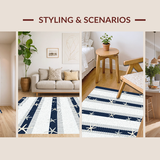 Coastal Nautical Striped Elegance(Blue)