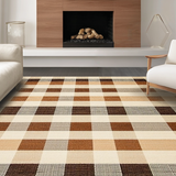 Chic Checkered Rustic Aesthetic Touch(Beige)