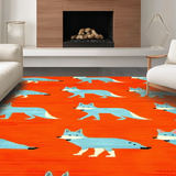 Fun and Energetic Wildlife Motif(Red)